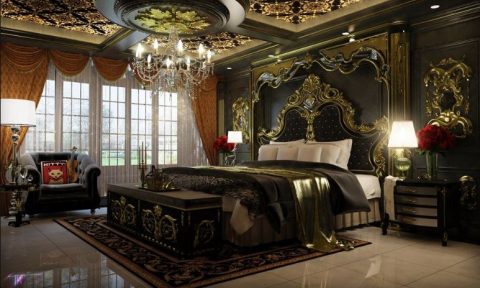مدل اتاق خواب کلاسیک #10 در اسکچاپ